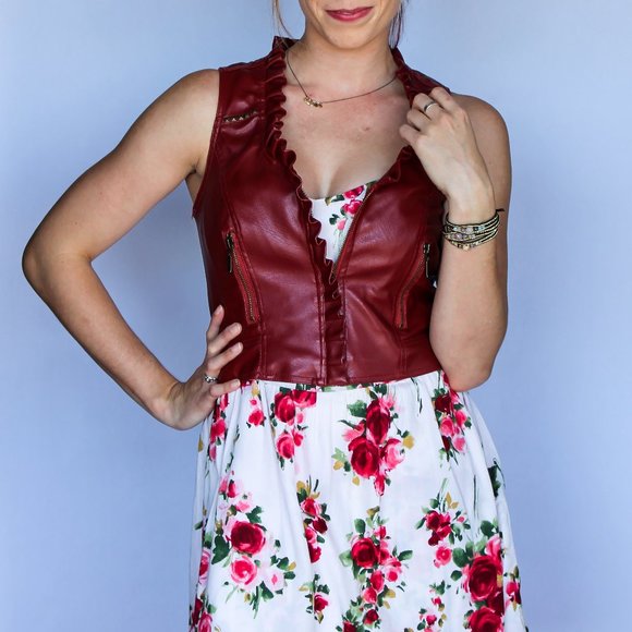 Strapless Floral Summer Dress - Picture 6 of 6